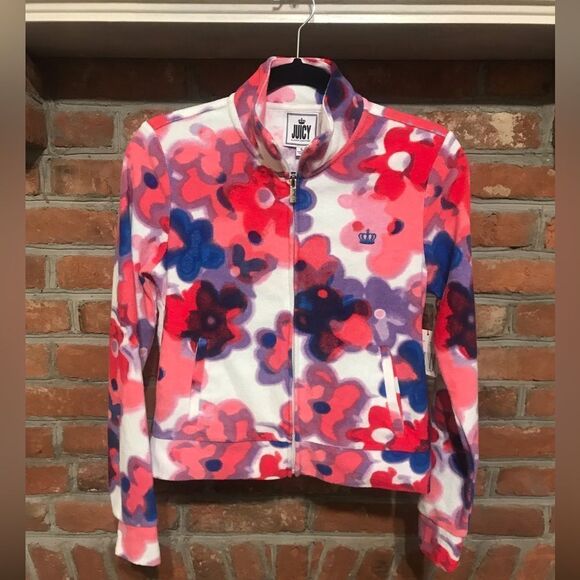 Juicy Couture Floral Zip Front - Picture 1 of 7